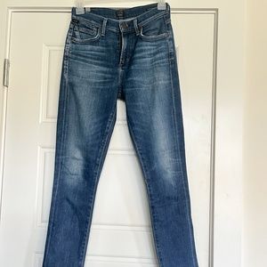 Citizens of Humanity Size 24, High Rise Crop Skinny